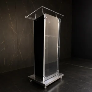 Púlpito Inox para Igreja João Plus vista lateral