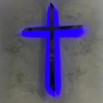 Letreiro Cruz Crucifixo