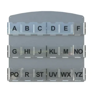 Porta Envelope AZ em Madeira, porta envelope de AZ madeira