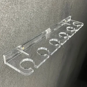 porta microfone em acrilico, porta microfone de acrilico, porta microfone de parede, porta microfone de acrilico para parede, suporte para microfone de parede, suporte para microfone em acrilico